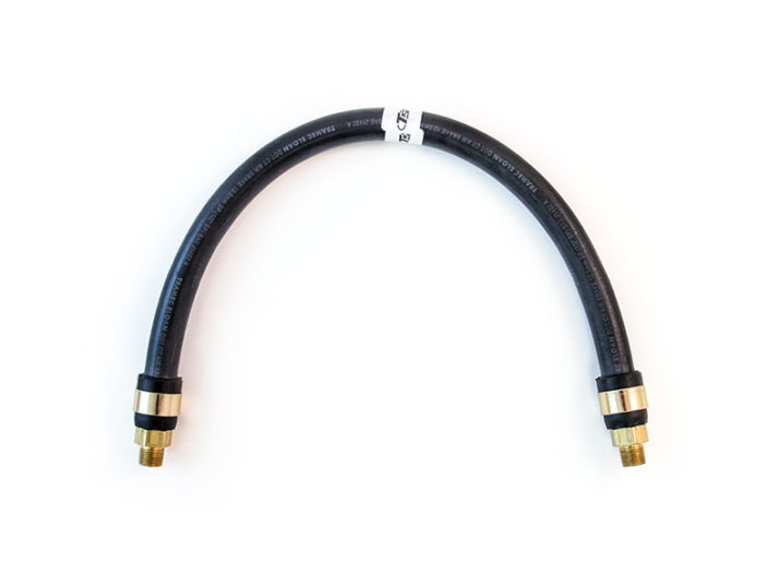 1/2" (12.7mm) Air Hose Assembly with Composite Fittings - 24" (61cm)