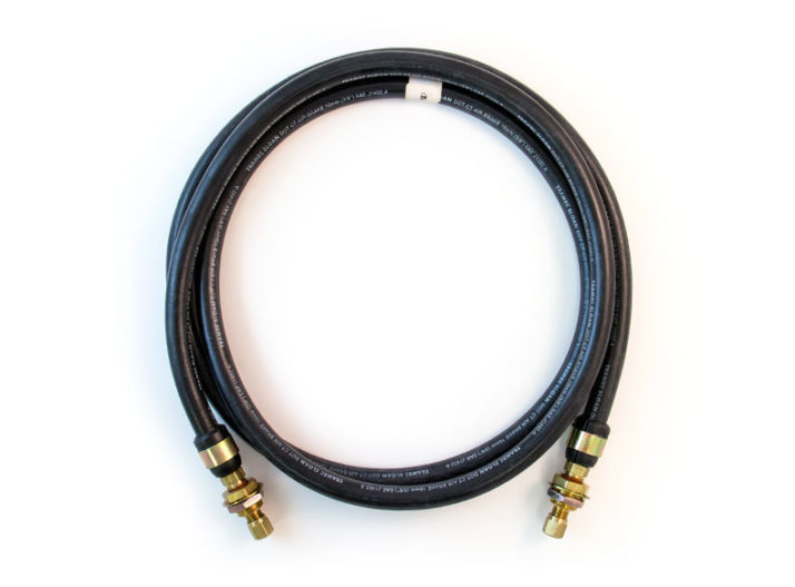 3/8" (9.5mm) Serviceable Slider Hose Assembly - 112" (284.5cm)