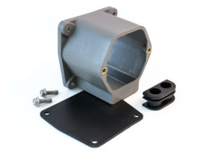Surface Mounted Adapter Box, 4" (10.2cm), Bottom Entry