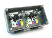 Dual Smart Box with Receptacles, Solid Pin 3
