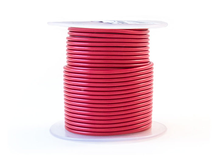 Primary Wire - AWG 16, Red, 100' (30.5m)