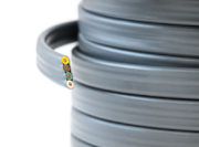 Trailer Cable, Flat Gray, 4/16 GA, 100ft (30.5m) 3