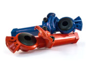 3-in-1 Wrap – 12ft (3.7m) Red & Blue Hose with Powder-Coated MAXXGrips 3