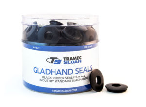 Gladhand Seal Retail Bucket Display - Black Rubber Seals