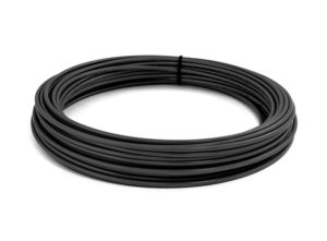 1/4" (6.4mm) Nylon Tubing, Black, 100ft (30.5m)