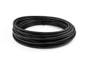 3/8" (9.5mm) Nylon Tubing, Black, 100ft (30.5m)
