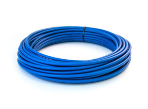 3/8" (9.5mm) Nylon Tubing, Blue, 100ft (30.5m)