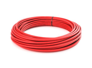 3/8" (9.5mm) Nylon Tubing, Red, 100ft (30.5m)
