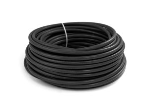 1/2" (12.7mm) Nylon Tubing, Black, 100ft (30.5m)