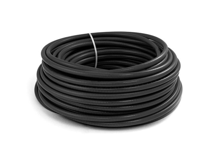 1/2" (12.7mm) Nylon Tubing, Black, 100ft (30.5m)