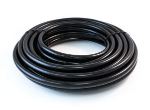 3/4" (19.1mm) Nylon Tubing, Black, 50ft (15.2m)