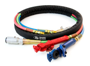 3-in-1 MAXXWrap – 15ft (4.6m) Red & Blue Hose, Zinc ABS Cable & Powder-Coated MAXXGrips
