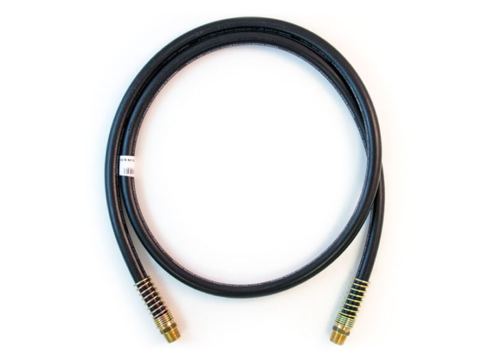 3/8" (9.5mm) Hose Assembly - 84" (213.4cm) with Spring Guards