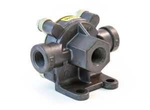 Quick Release Valve for Air Ride Axles, 3/8" (9.5mm) Supply, 3/8" (9.5mm)x3/8" (9.5mm) Delivery