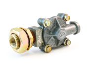 In-Line Quick Release Valve, 3/8″ (9.5mm) Delivery, 1/4″ (6.4mm) Input, 7/8″ (2.2cm) Fitting 2