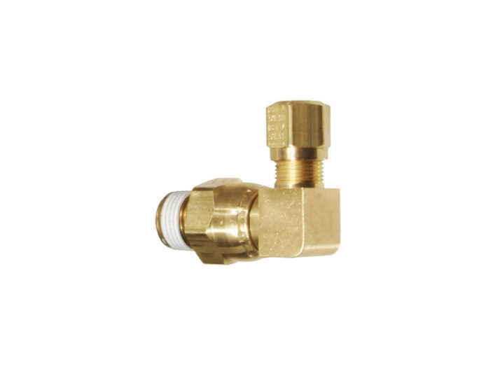 Swing-Away Swivel Male 90° Elbow, 3/8"x3/8" (9.5mm X 9.5mm)