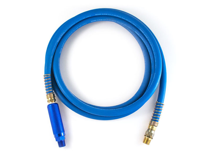 Hose Assembly - 12ft (3.7m), Blue, Blue Aluminum Grip