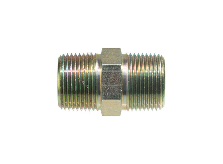 Steel Hex Nipples, 3/4" (19.1mm) x 3/4" (19.1mm)