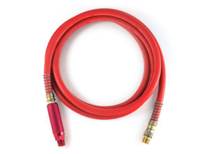 Hose Assembly - 12ft (3.7m), Red, Red Aluminum Grip