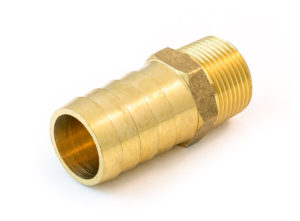 Hose Barb to Male Pipe Fitting, 1"x3/4" (2.5cm X 19.1mm)
