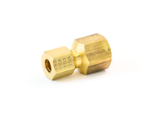 Compression x Female Pipe Connector, 1/4"x1/8" (6.4mm X 3.2mm)