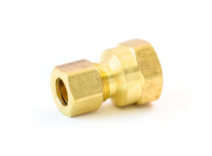 Compression x Female Pipe Connector, 5/16"x1/4" (7.9mm X 6.4mm)
